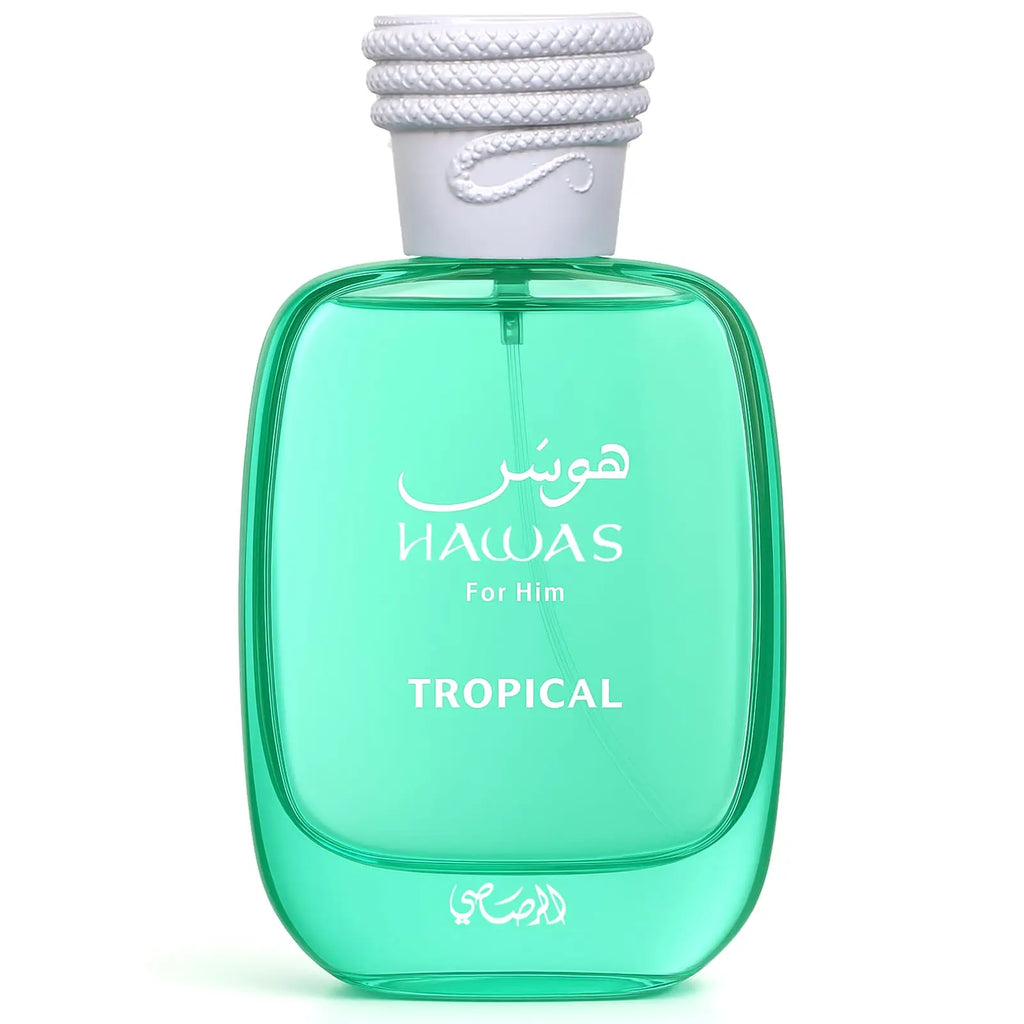 Experience the Essence of Paradise with RASASI Hawas Tropical Eau De Parfum Spray for Men - 3.4 Ounce